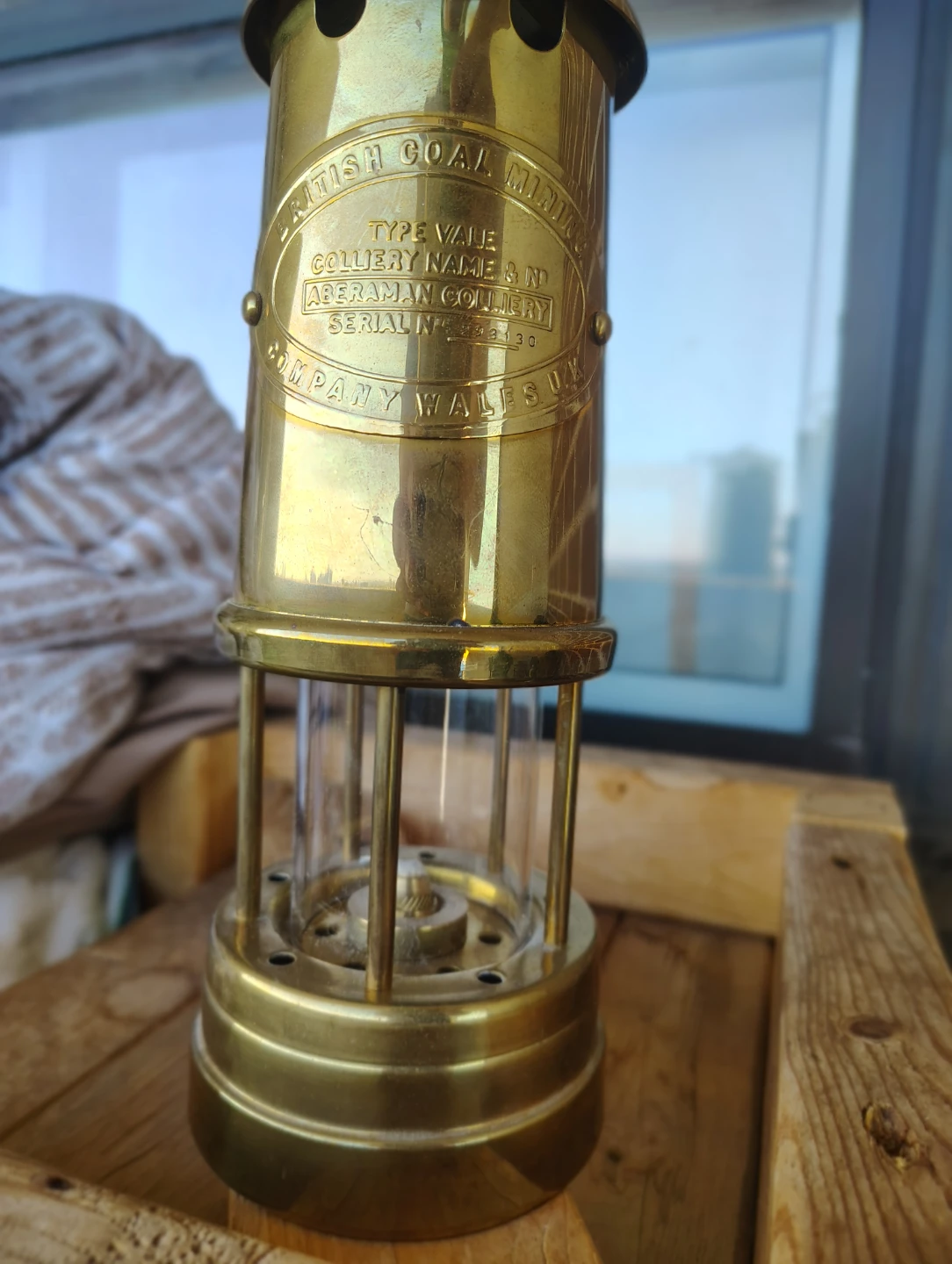 British Coal Mining Company Miner's Lamp