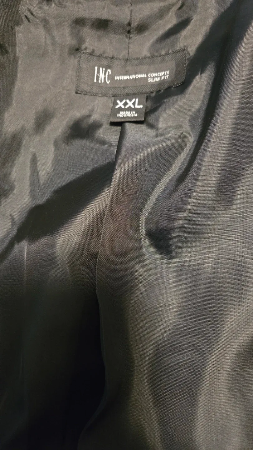 I.N.C. International Concepts Black Blazer XXL