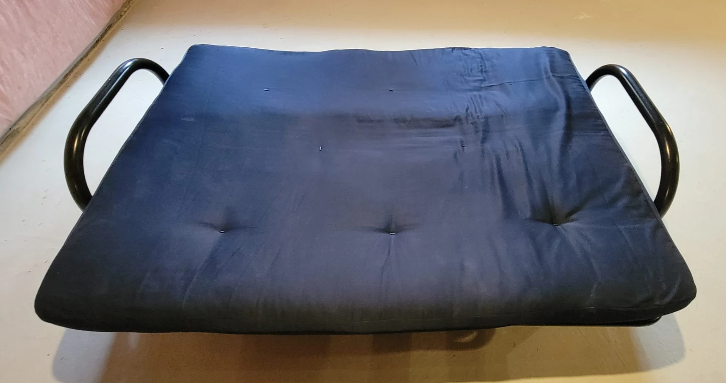 Black Metal Frame Futon - photo 2