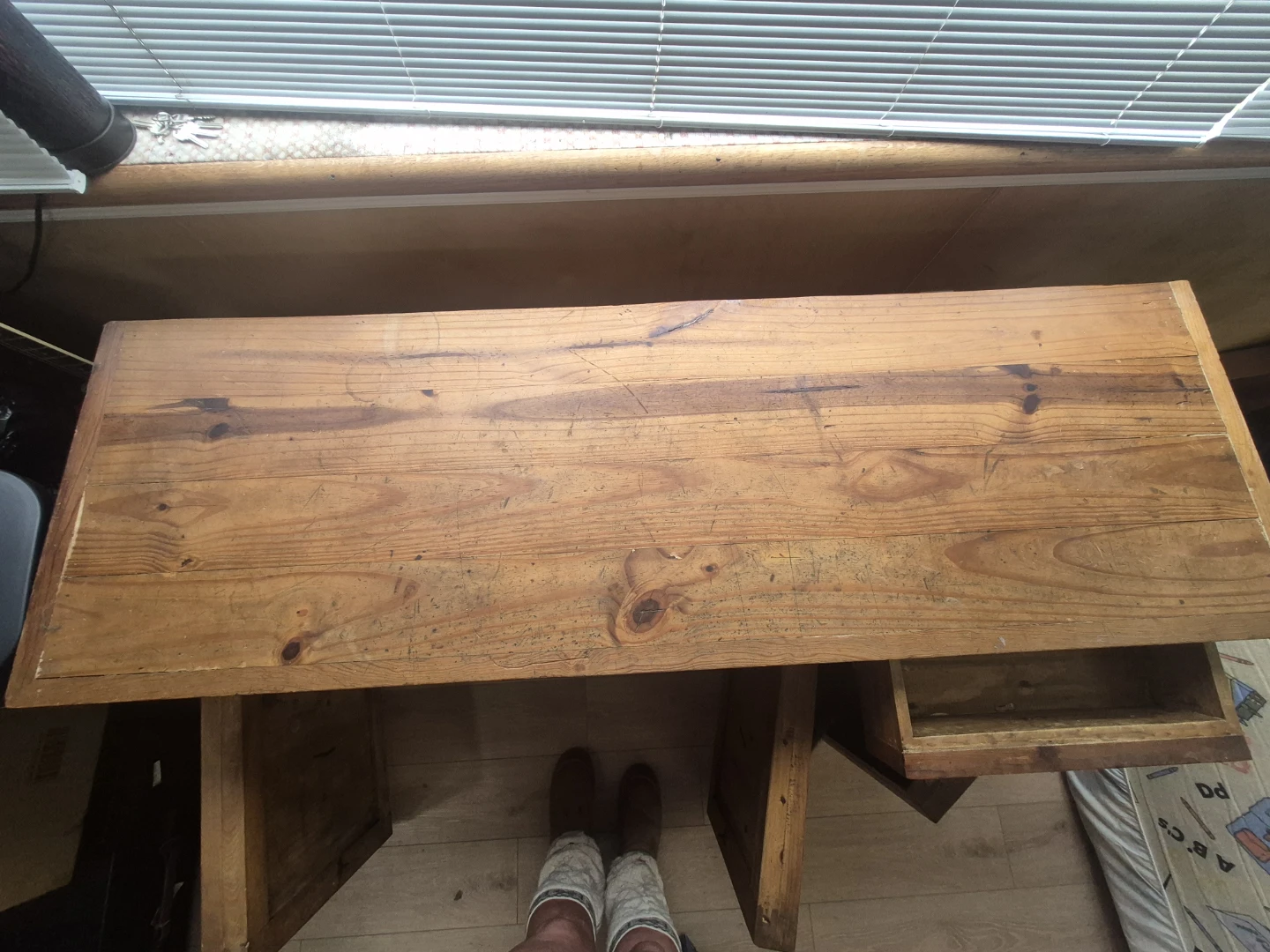 Solid Wood Rustic Sideboard Buffet - photo 4