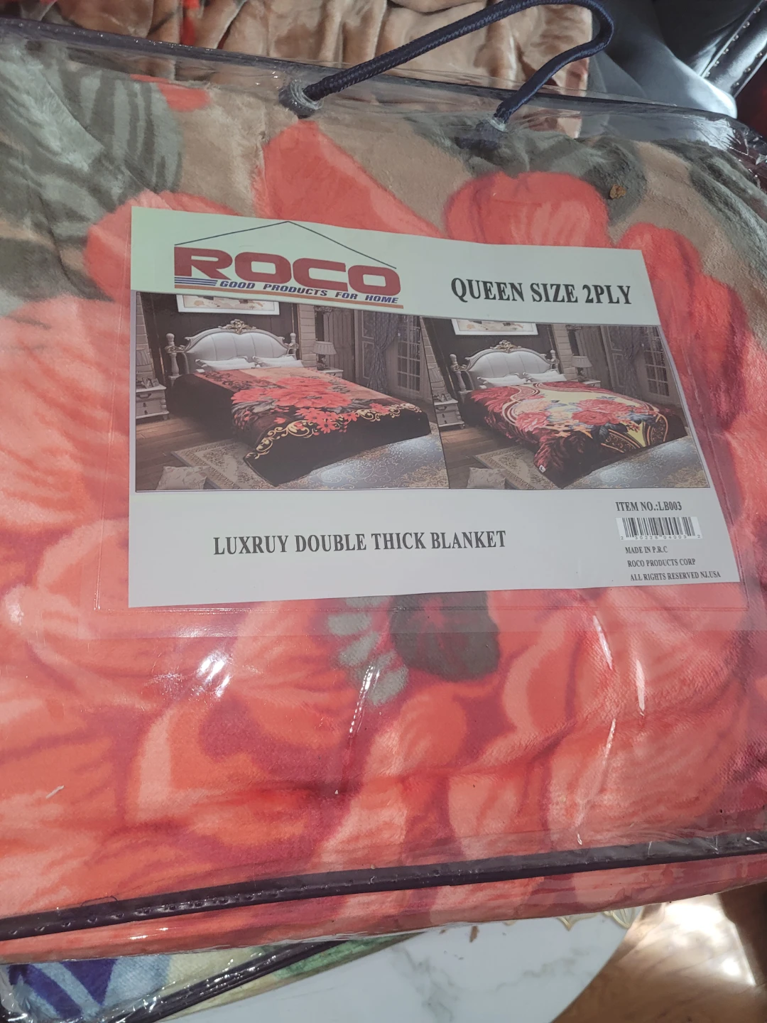 Roco Queen Size 2-Ply Luxruy Double Thick Blanket - photo 3