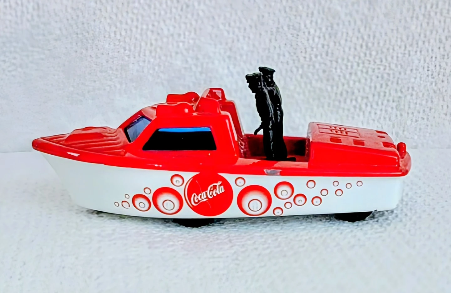 Matchbox Coca-Cola Police Launch Toy Boat - photo 2