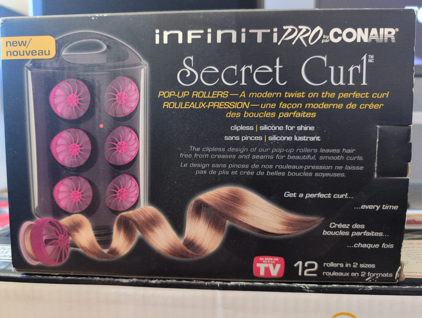 Infiniti Pro by Conair Secret Curl Pop-Up Rollers