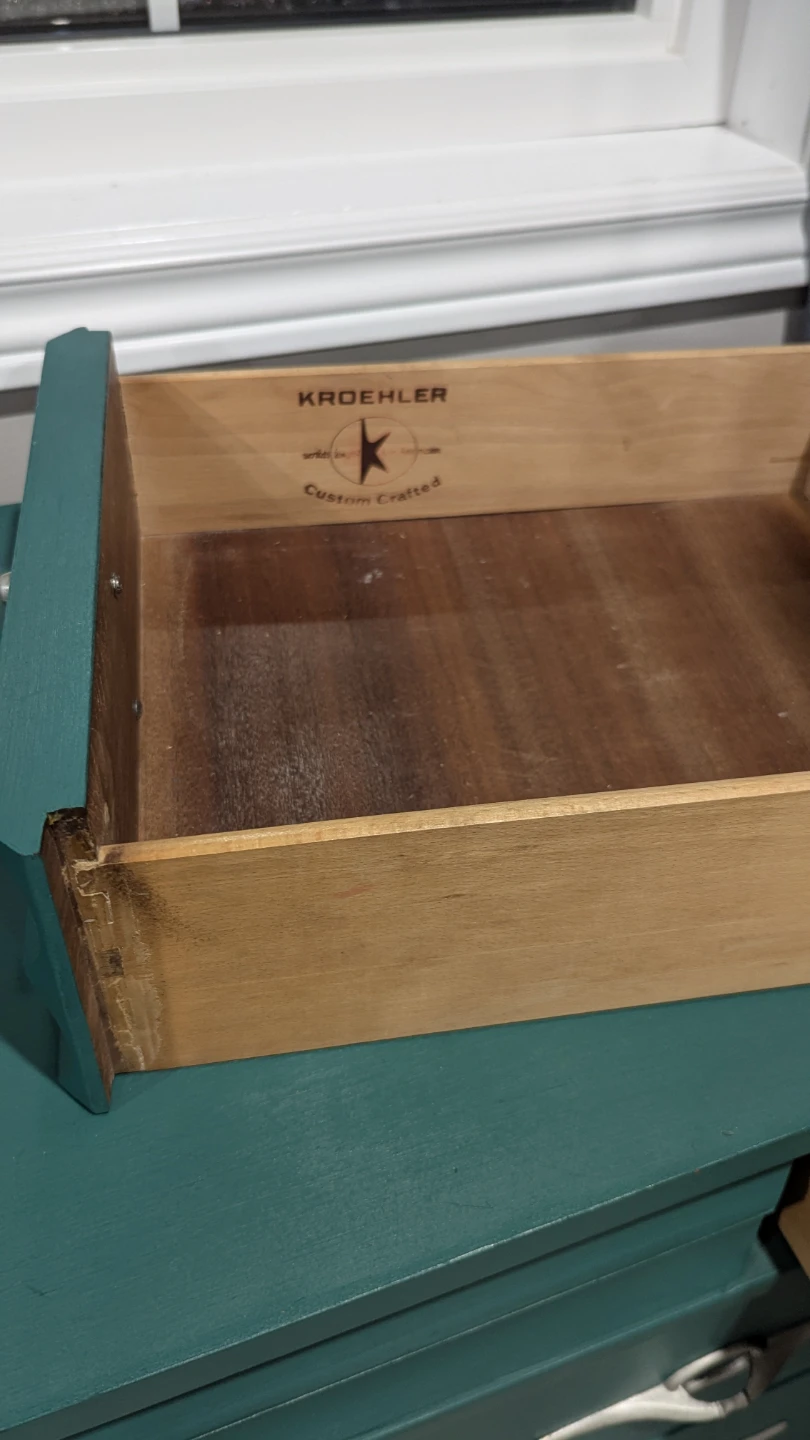 Kroehler Custom Crafted Teal Dresser - photo 3