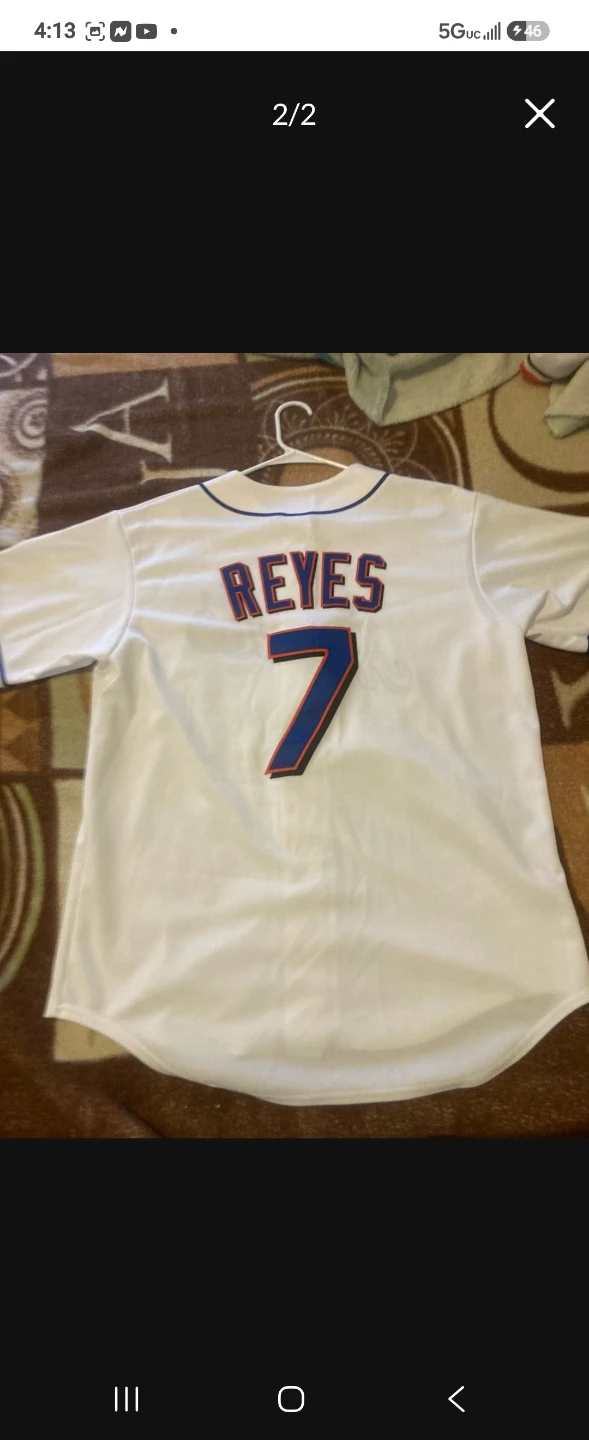 Jose Reyes New York Mets Majestic Baseball Jersey