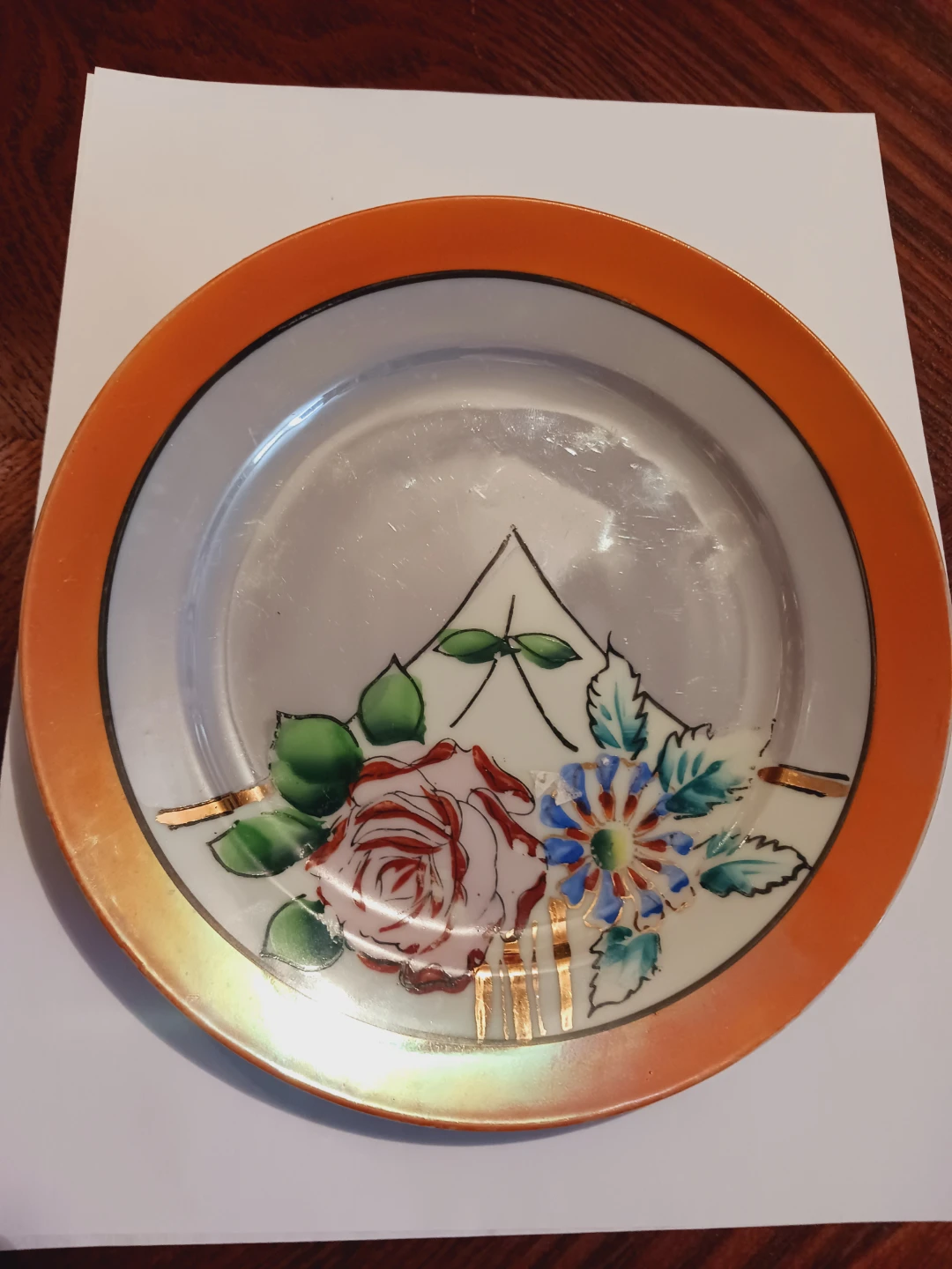 Beautiful Vintage Japanese Handpainted Plate - photo 2
