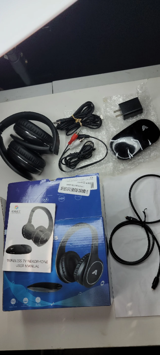 Anhee Foldable Wireless Headphones Transmitter Set - photo 5