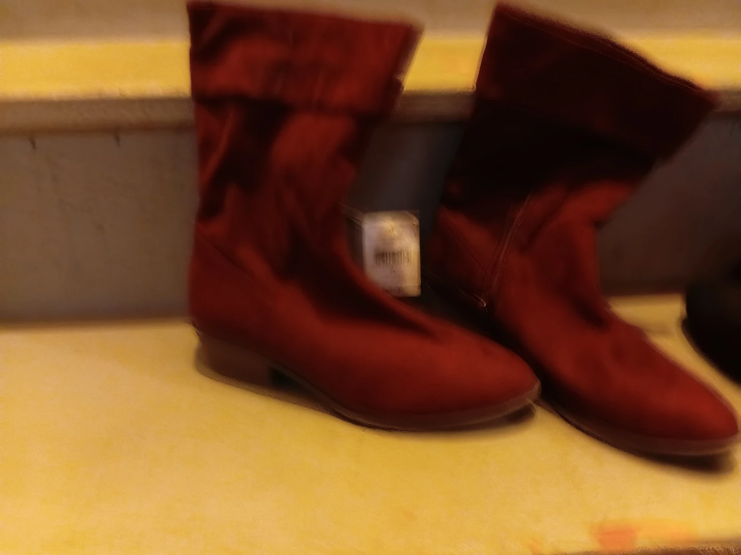 Suede boots new