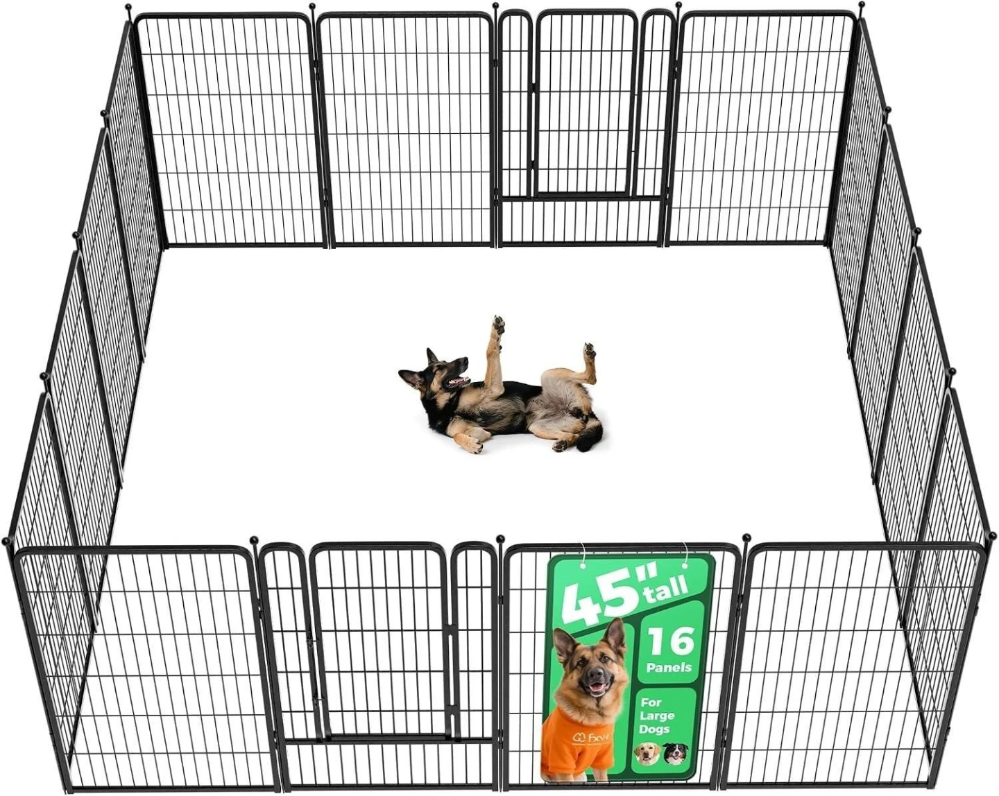 New,<>> 16-Panel Portable Dog Exercise Pen - photo 2