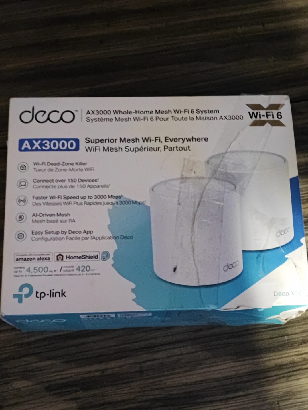TP-Link Deco X50 AX3000 Whole-Home Mesh Wi-Fi 6 System