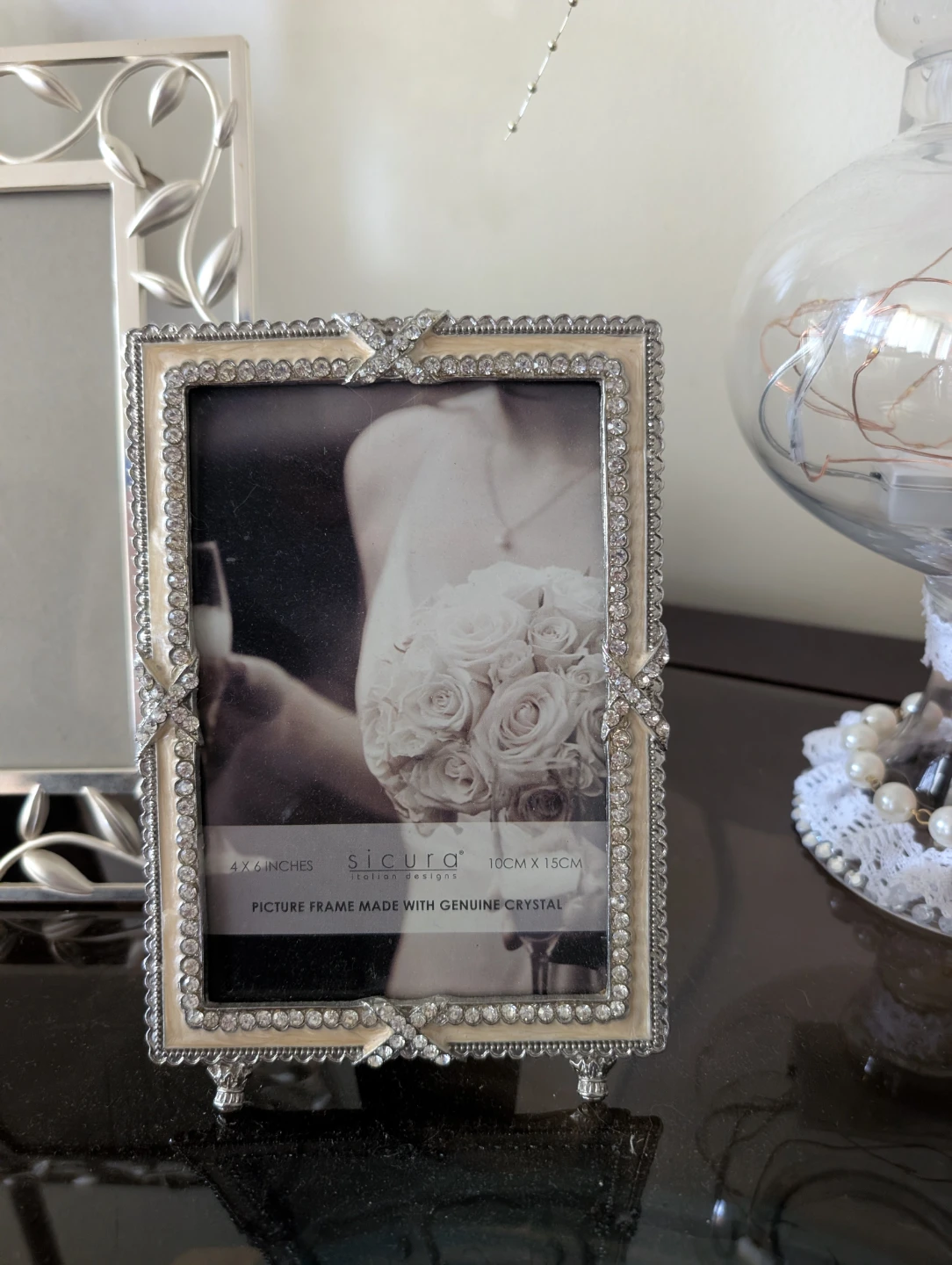 Sicura Italian Designs Crystal Picture Frame
