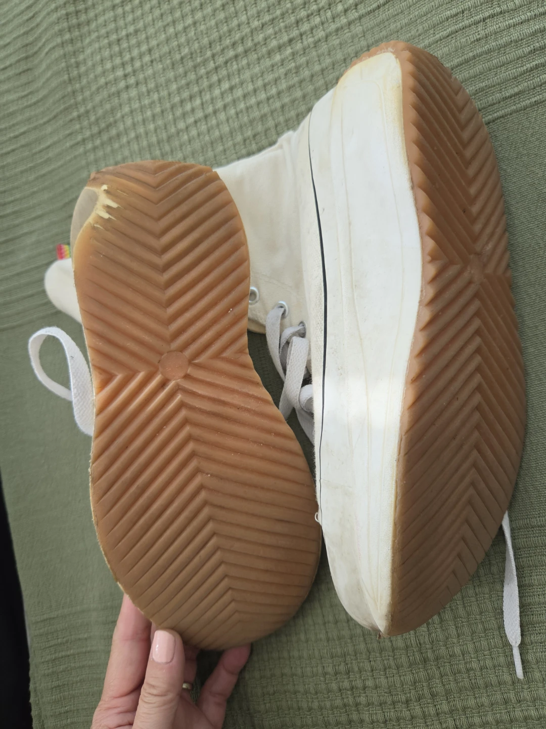 Used Madden Girl Winnona Platform High-Top Sneakers - photo 3