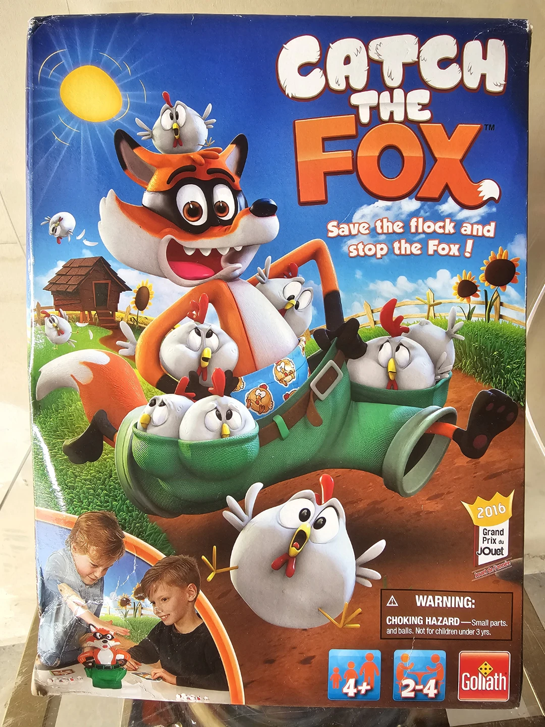 Catch The Fox Board Game Goliath 2016 Complete w/ Original Box