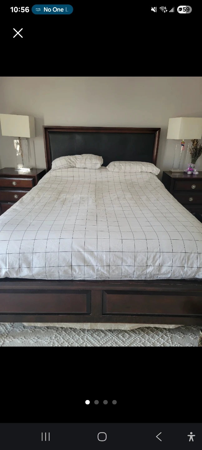 Queen Bedroom Set – 10-Drawer Dresser + Nightstands - photo 4