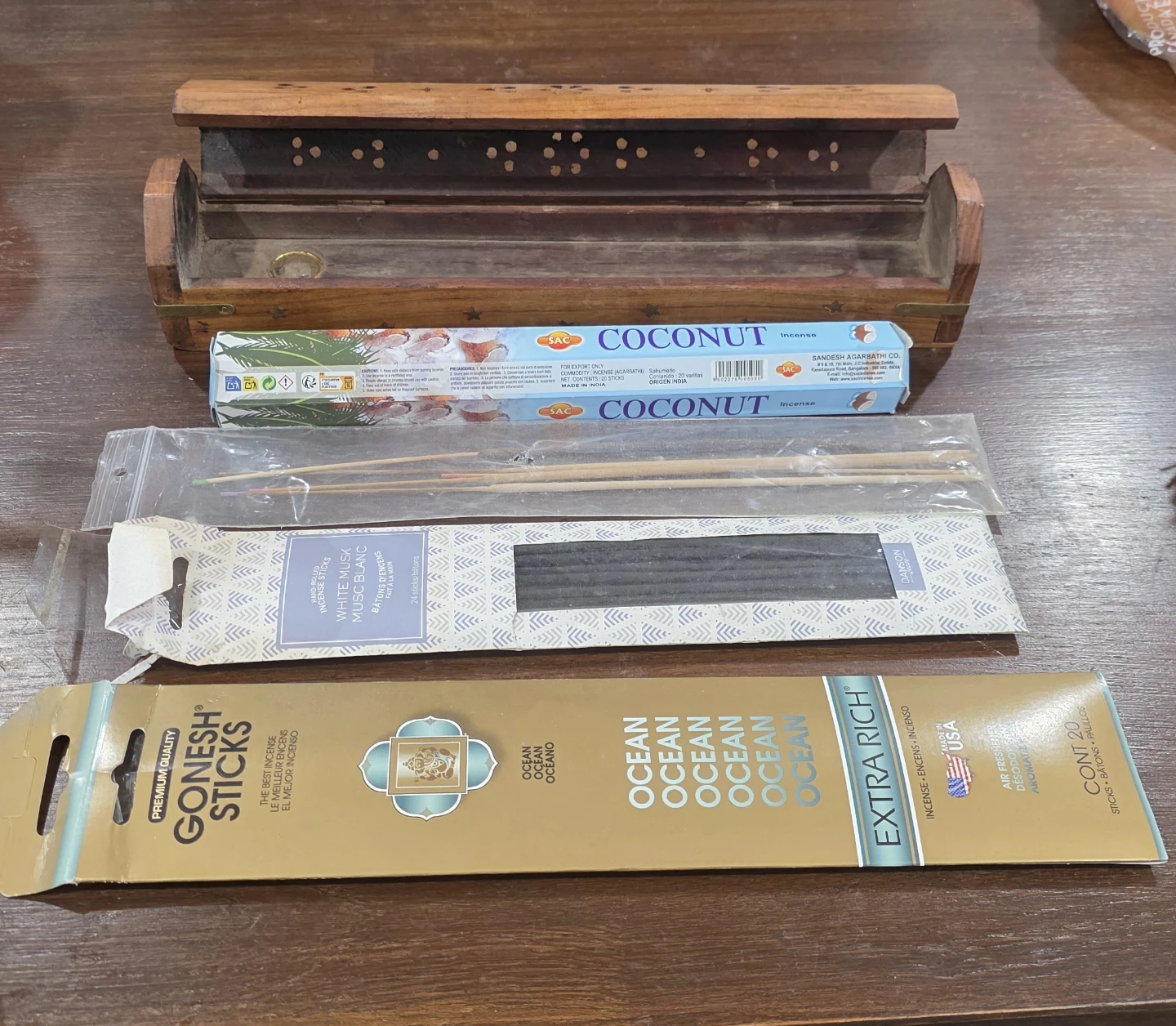 Incense Holder with Assorted Incense Sticks