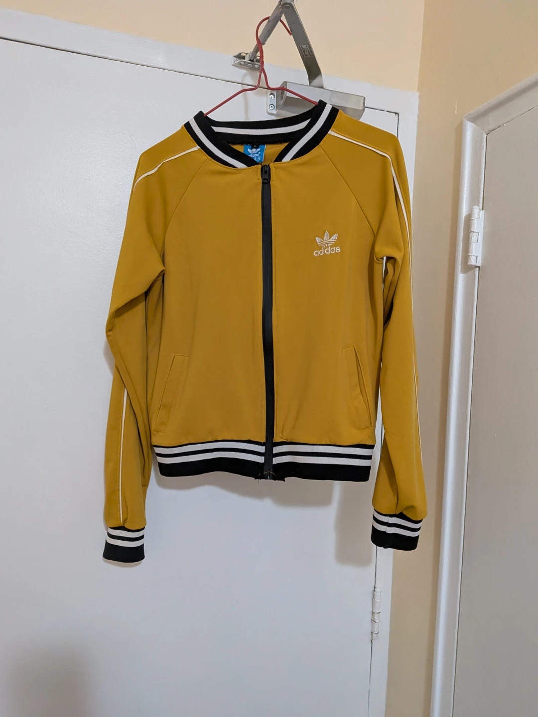 Adidas Mustard Yellow Track Jacket