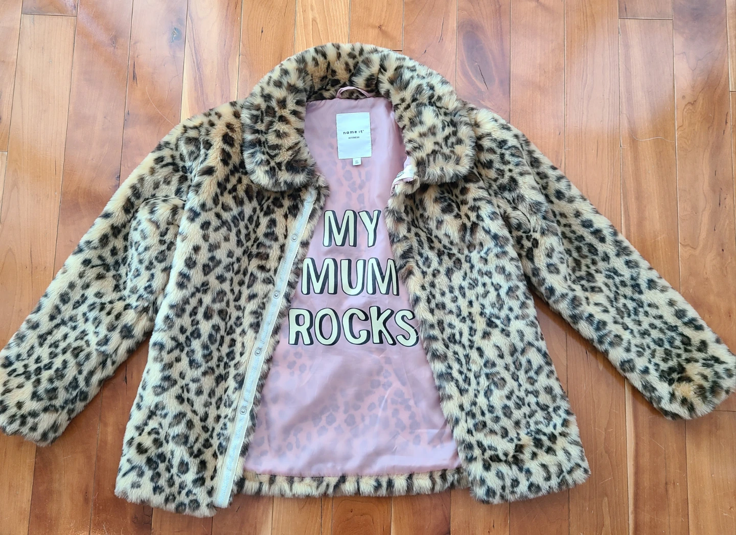 Leopard Print Faux Fur Jacket - photo 2