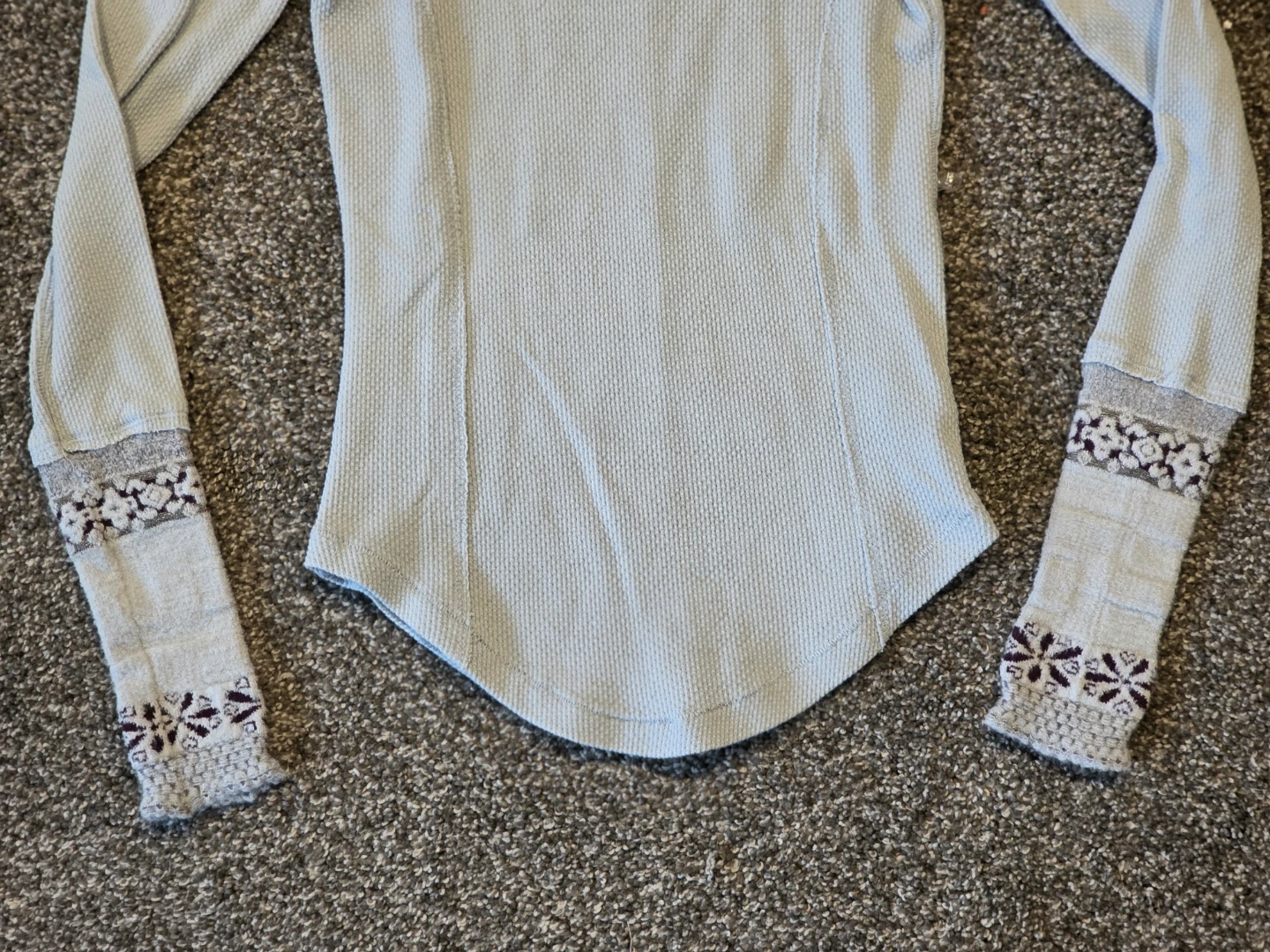 Free People Thermal Long Sleeve Top Sz Small - photo 3