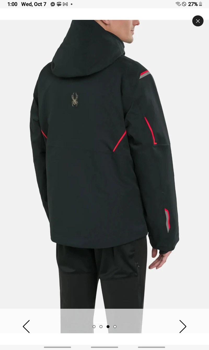 Spyder Men's Ski Jacket - photo 2