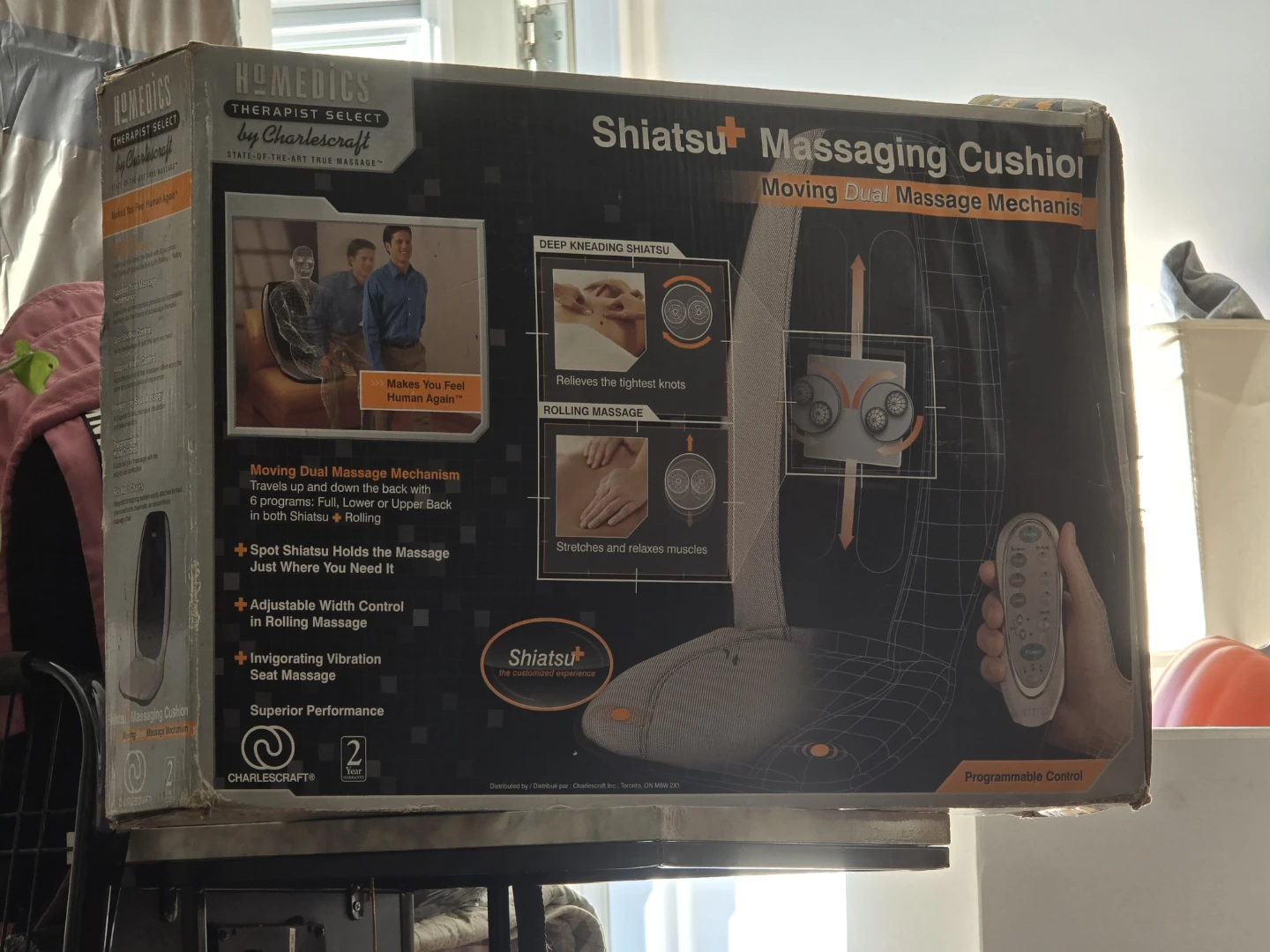 HoMedics Therapist Select Shiatsu Massaging Cushion