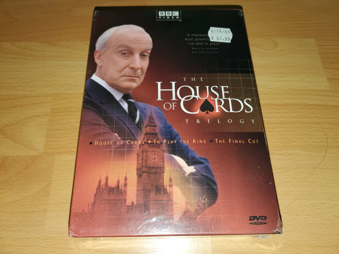 (Brand new and sealed) House of Cards Trilogy DVD Set