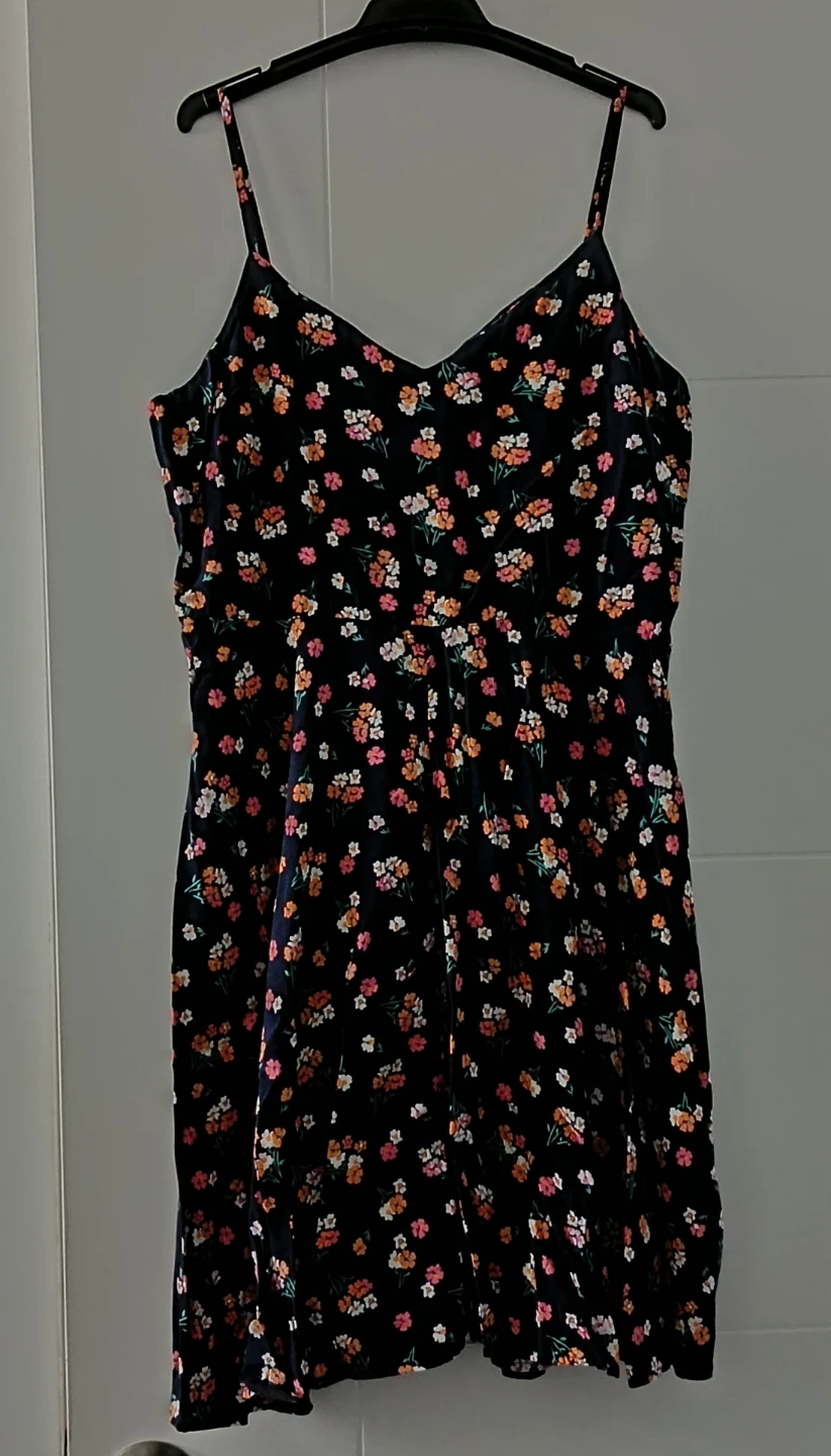 Black Floral Print Cami Dress - photo 3