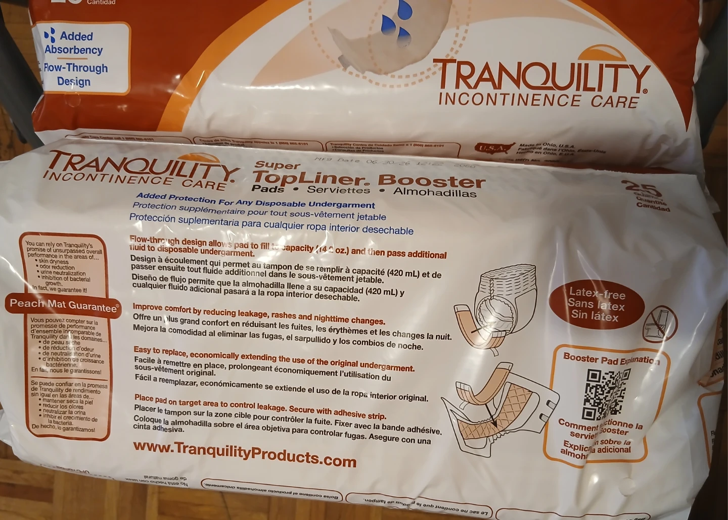 Tranquility Super TopLiner Booster Pads 25ct - photo 3