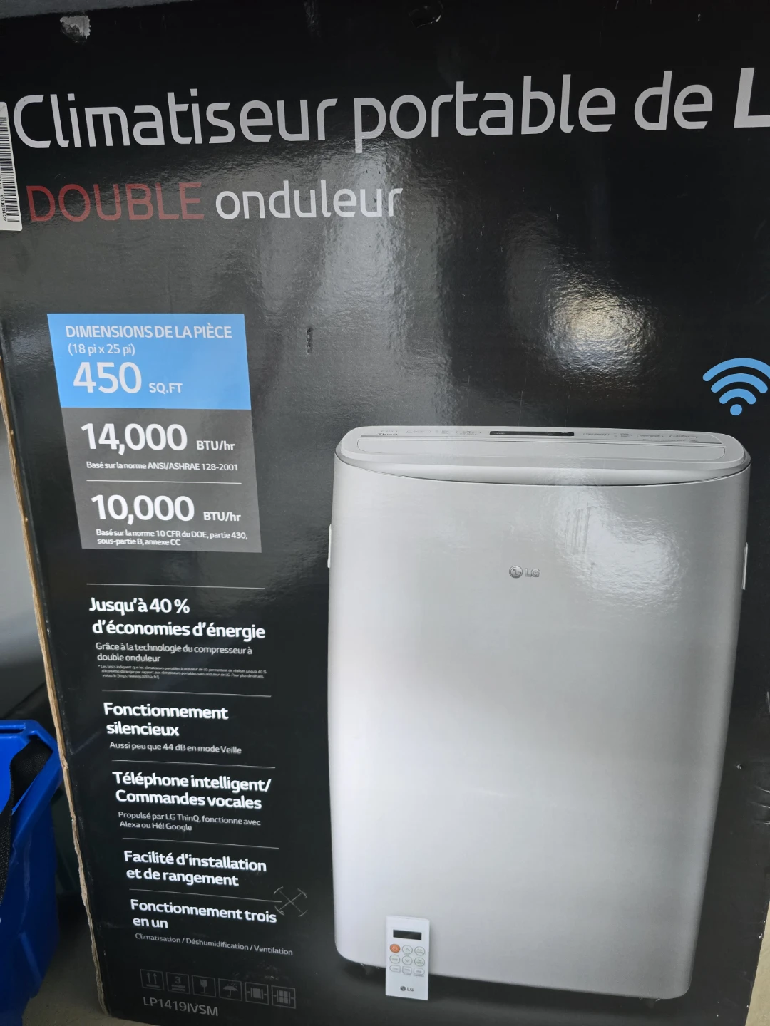 LG Dual Inverter Portable Air Conditioner LP1419IVSM