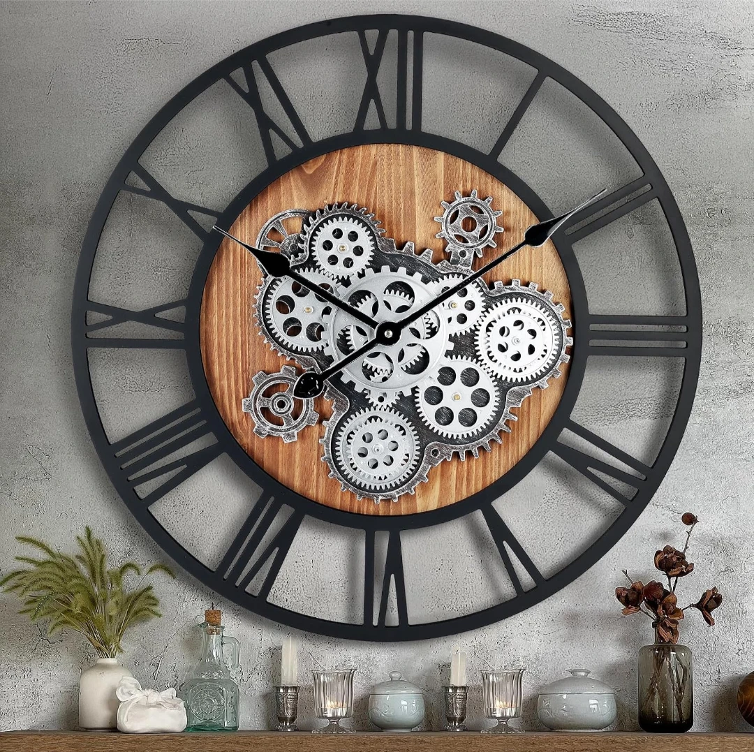 Industrial Style Decorative Wall Clock
