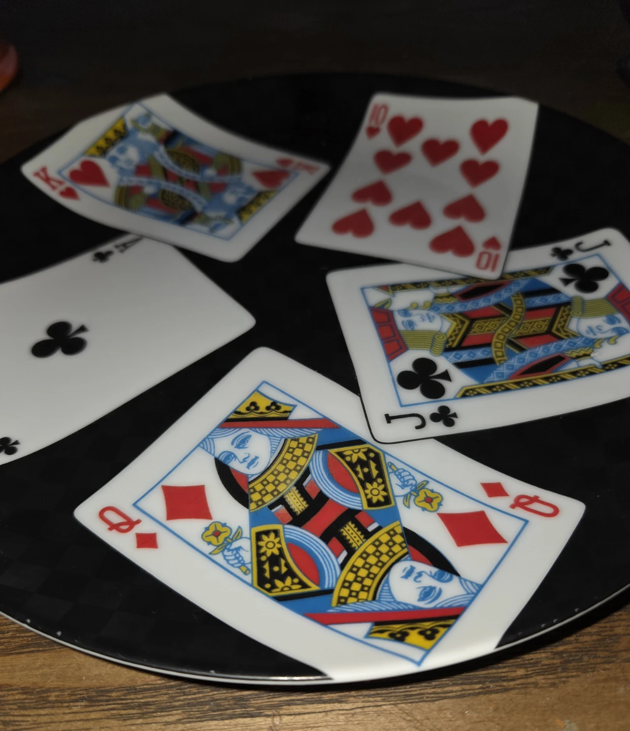 Fitz and Floyd House of Cards Porcelain Plate - photo 4