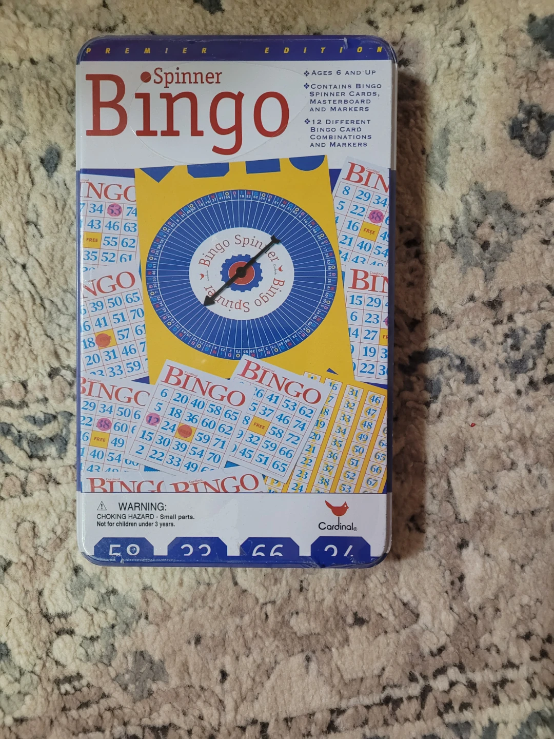 Cardinal Premier Edition Spinner Bingo Game