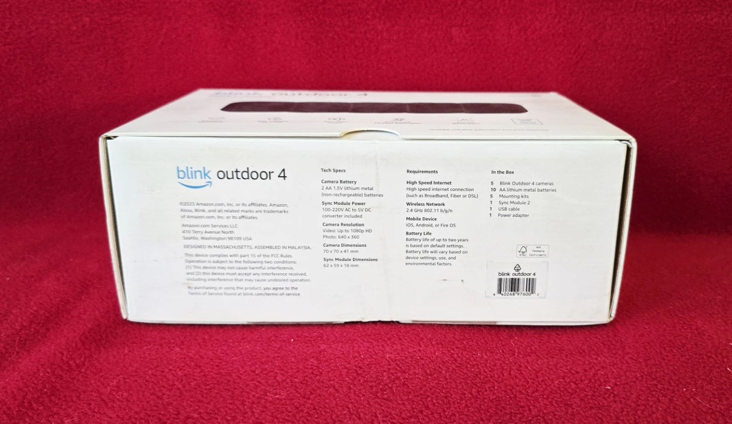 Blink Outdoor 4 [5 Camera System] - NEW! - photo 5