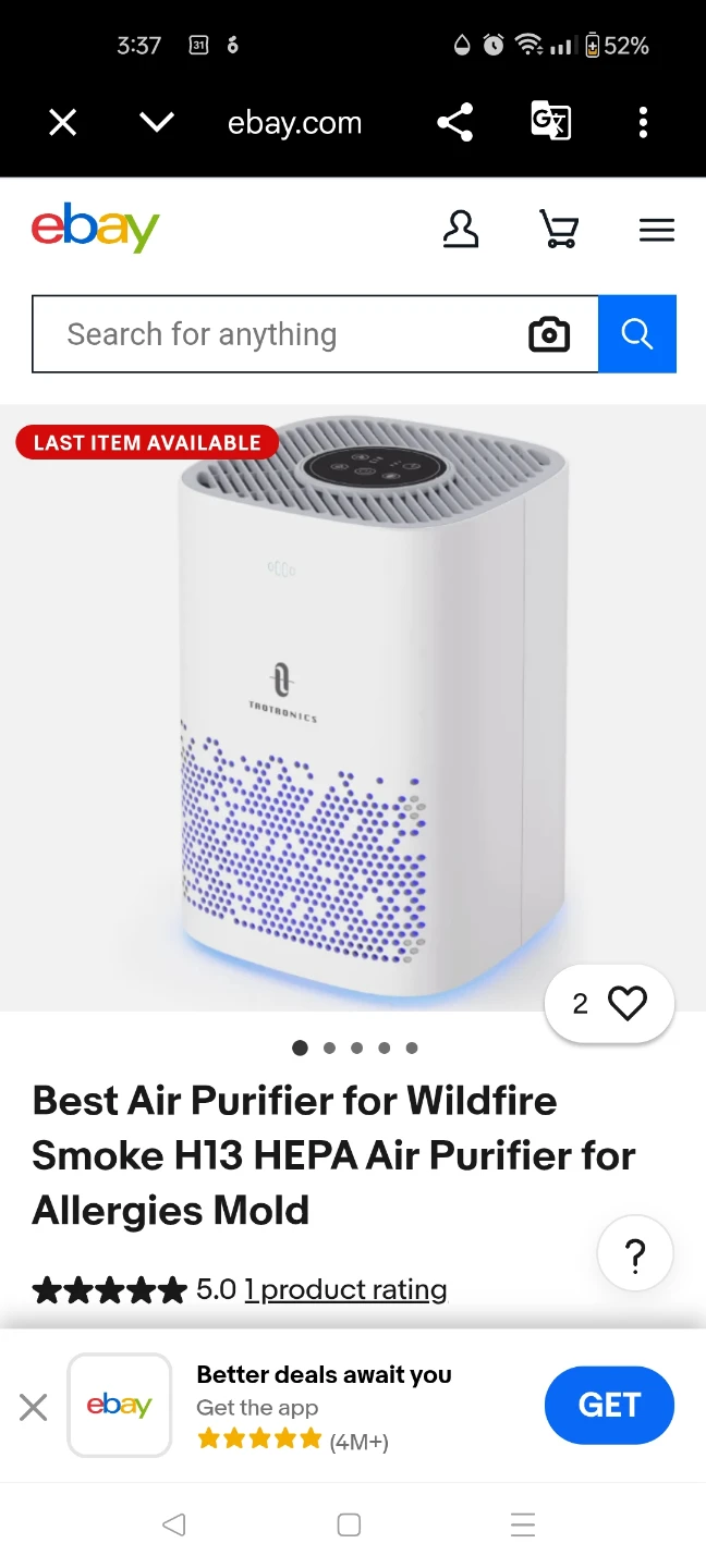 TaoTronics H13 HEPA Air Purifier - photo 4