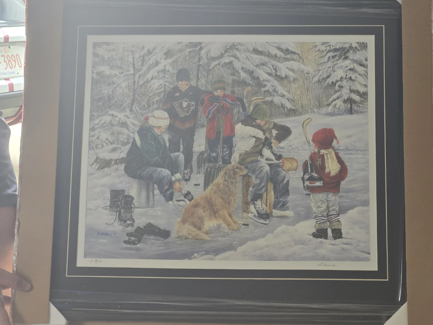 S. Danielle Limited Edition Hockey Print
