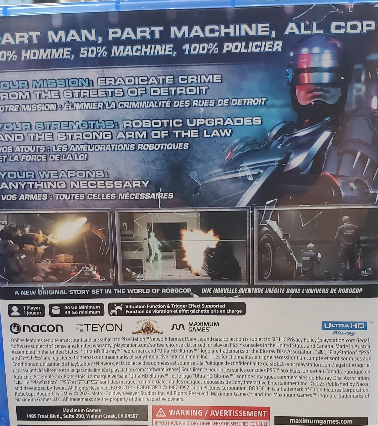 RoboCop: Rogue City for PlayStation 5 - photo 2