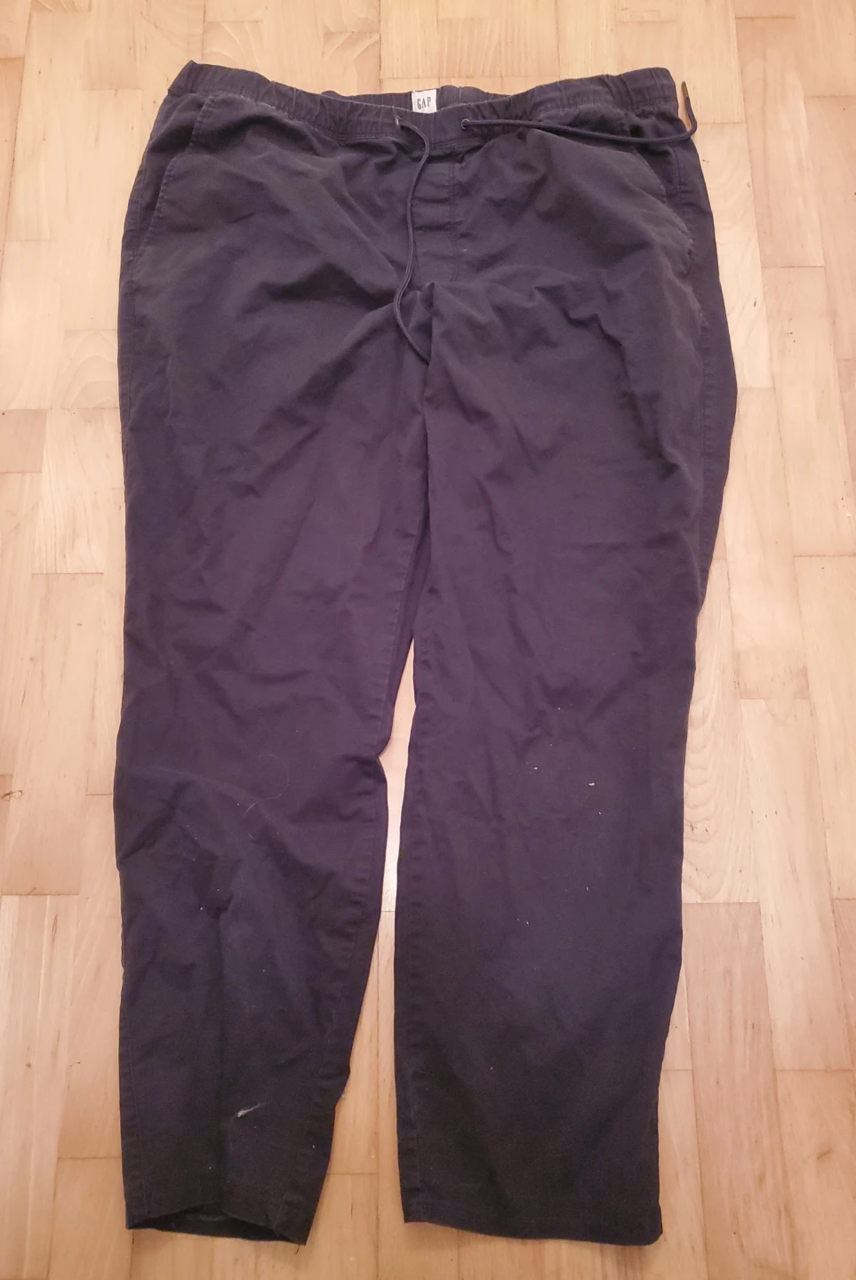 Black Elastic Waist Pants
