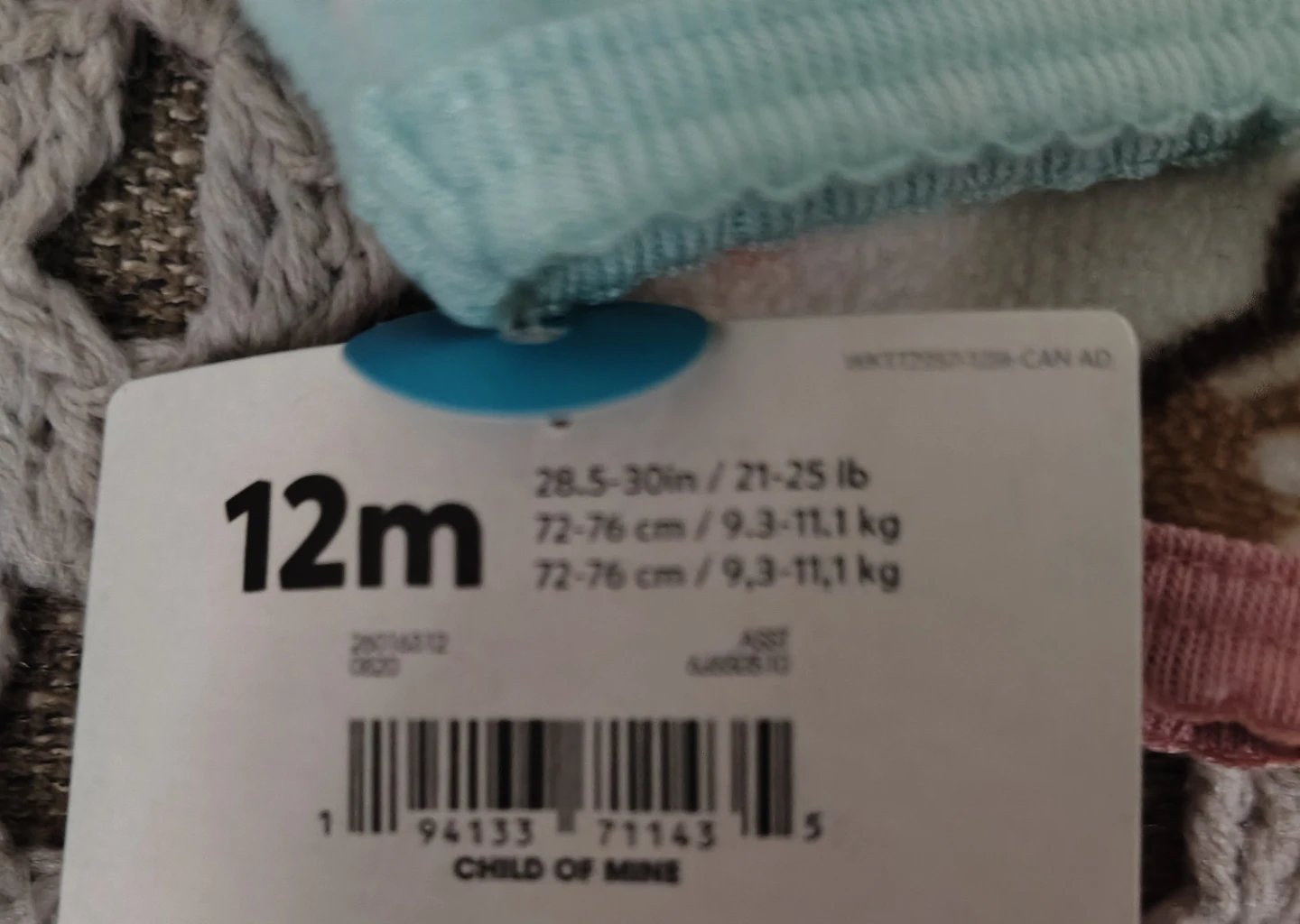 Child of Mine Sleepers 12M - 1 New & 1 Gently Used - photo 2