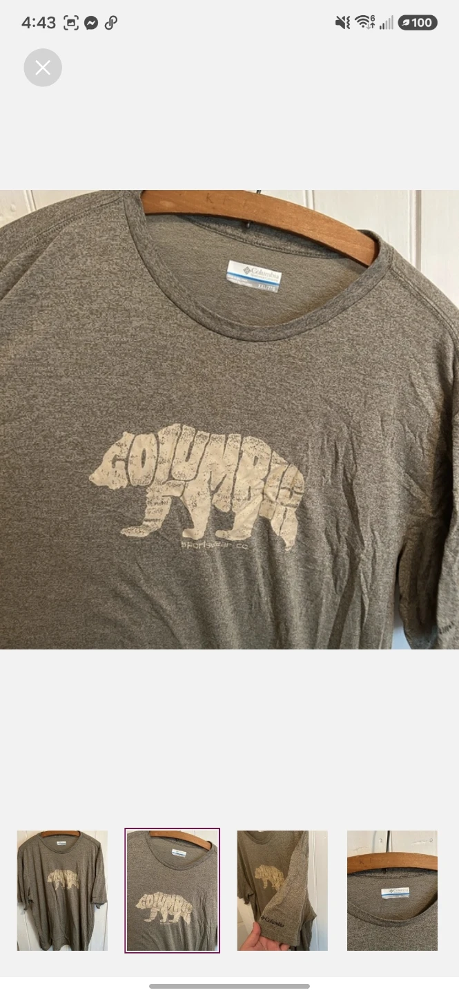 Columbia Bear Graphic T-Shirt XXL - photo 2