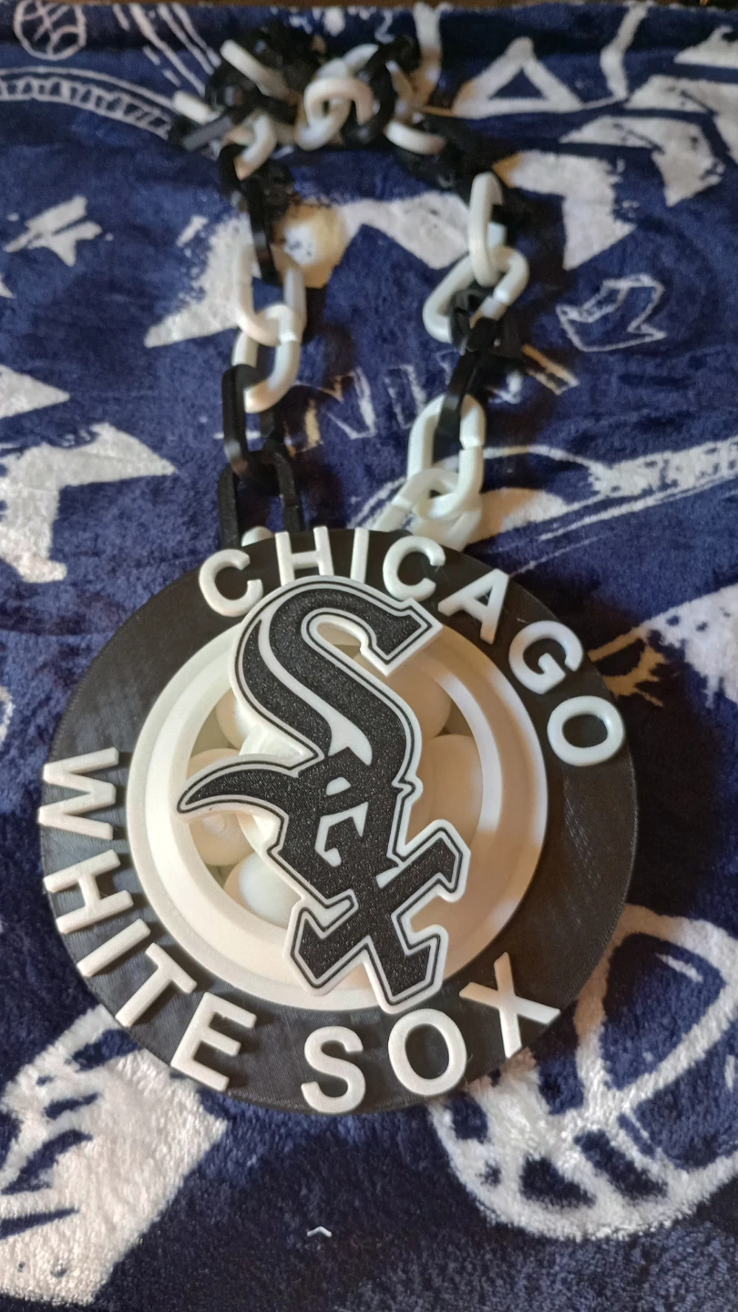 Chicago White Sox 3D Printed Spinner Chain - photo 2