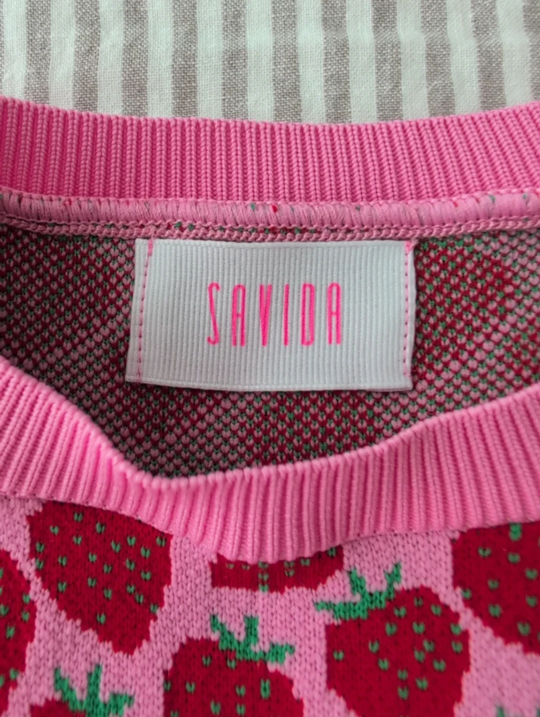 Savida Strawberry Knit Top - photo 2