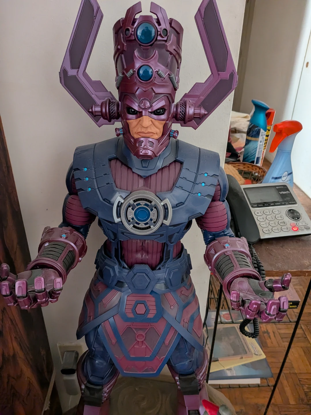Pre-owned Marvel Legends Haslabs Galactus with 5 Harold's