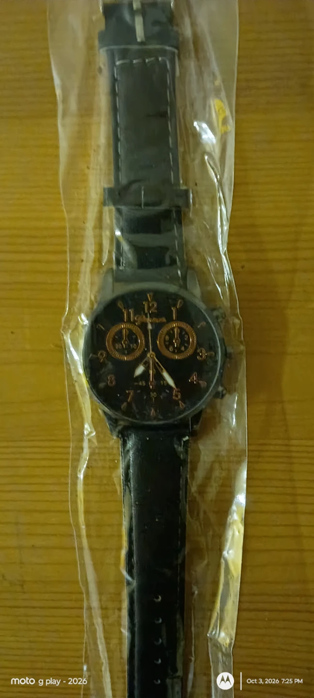Geneva Black Wristwatch
