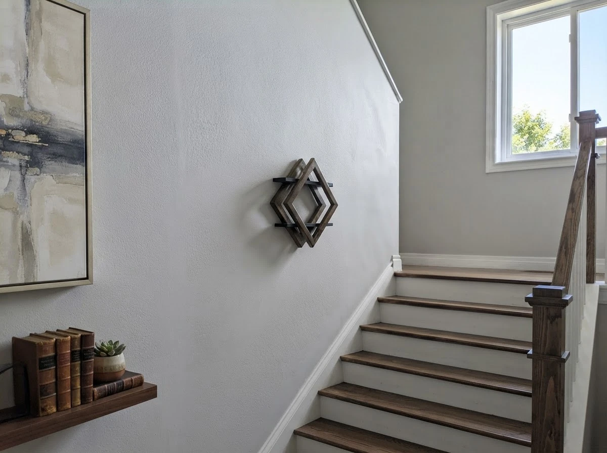 Diamond shaped wall shelf - photo 2