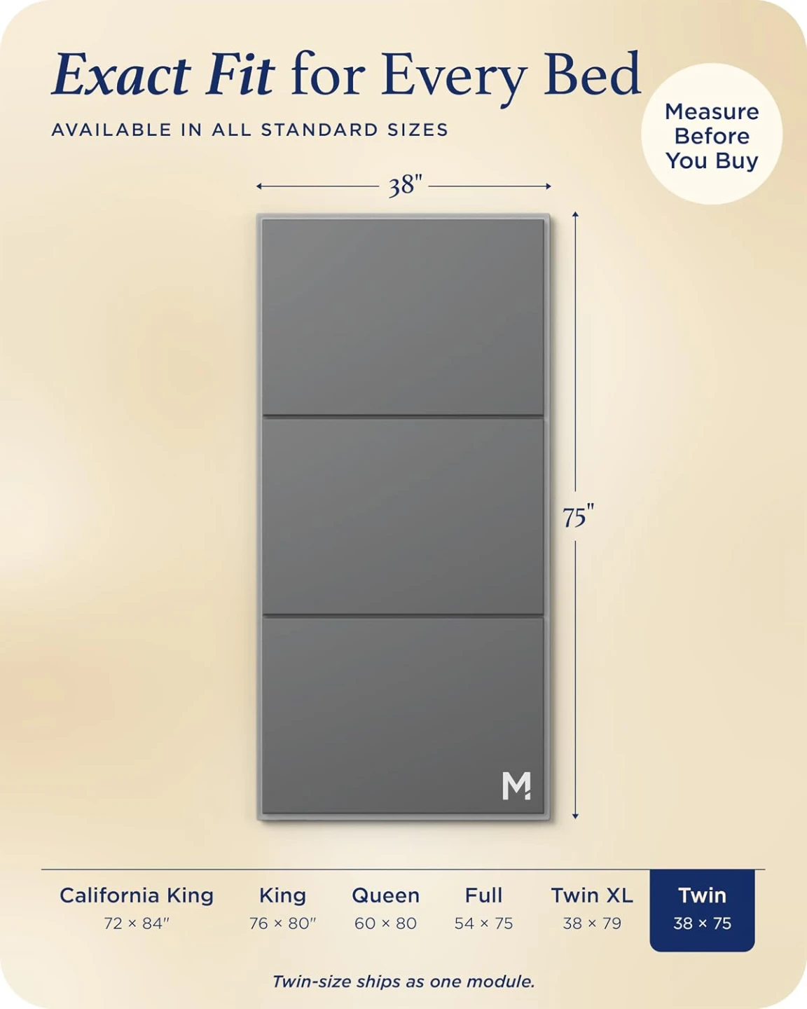 Meliusly Twin-Size Bunkie Board