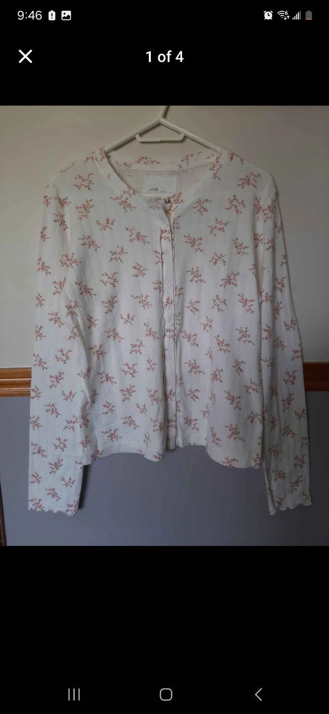 Aerie Floral Cardigan Size XL