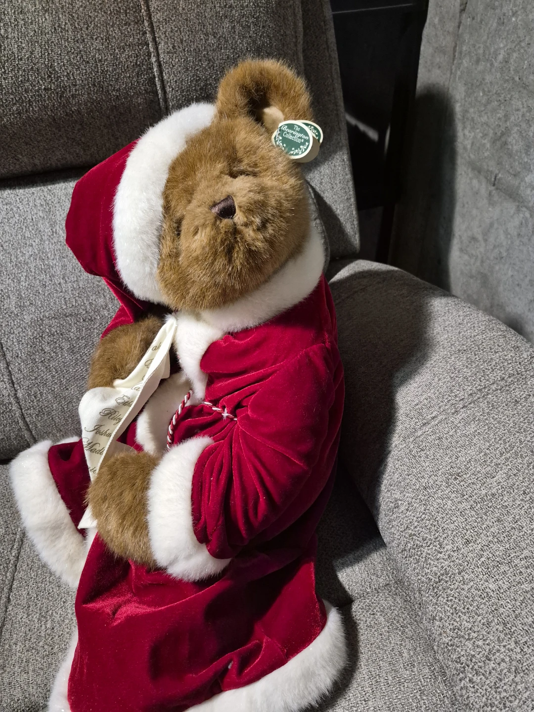 The Bearington Collection Santa Teddy Bear