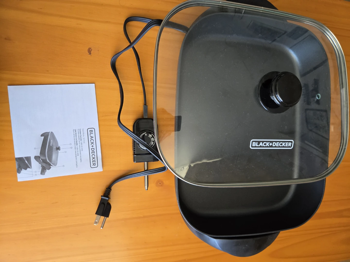 Black+Decker Electric Skillet Model SK1215BC