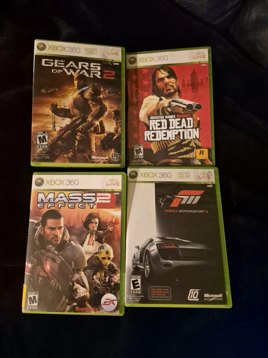 Set of 4 Xbox 360 Games