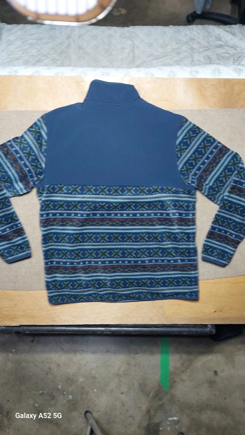 Ascend 1/4 Zip Patterned Fleece size large - photo 2