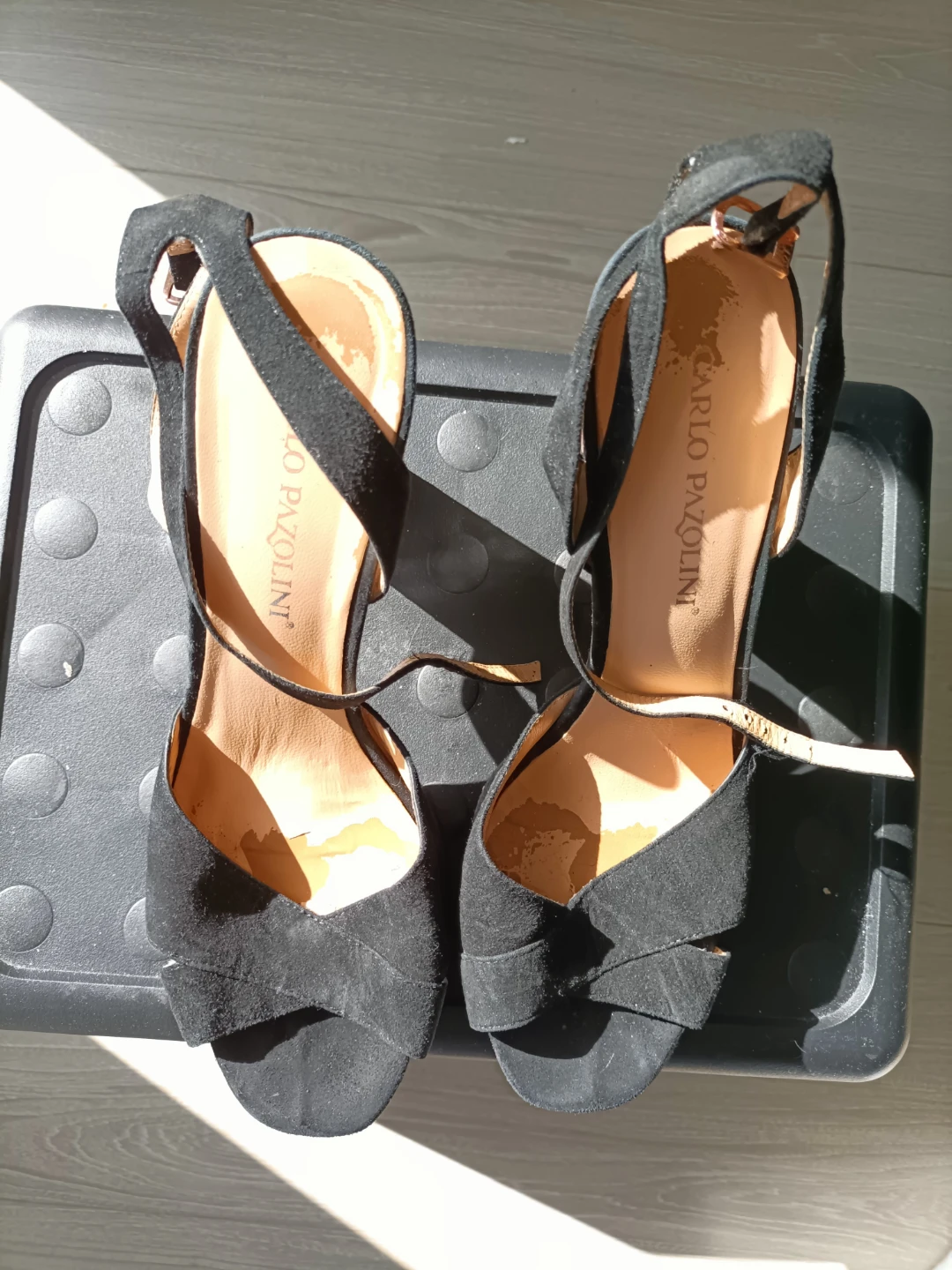 Carlo Pazolini black suede platform heels - photo 4